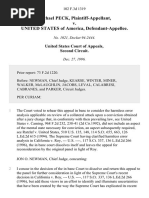 Michael Peck v. United States, 102 F.3d 1319, 2d Cir. (1996)