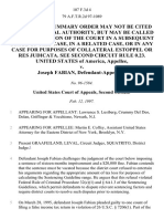 United States v. Joseph Fabian, 107 F.3d 4, 2d Cir. (1997)