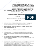 United States v. Andre Gilmore, 107 F.3d 5, 2d Cir. (1997)