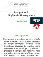 Roteiro e Prática de Biossegurança