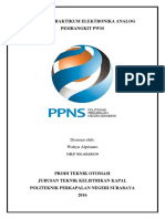 Laporan Praktikum Elektronika Analog Pembangkit PWM: Disusun Oleh: Wahyu Alprianto NRP 0914040039