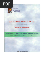 Del Problema A La Presentacion de Proyecto de Investigacion