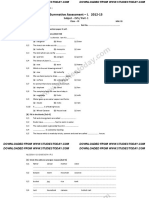 CBSE Class 3 EVS Question Paper SA 1 2012 4