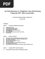 An Introduction To Telephone Line Interfacing Using The PIC Microcontroller PDF