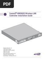 Summit WM3600 Wireless LAN Controller Installation Guide