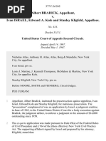 Albert Bradick v. Ivan Israel, Edward A. Kole and Stanley Kligfeld, 377 F.2d 262, 2d Cir. (1967)