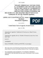 Talakkottur R. David v. Apfel Levy Zlotnick & Co., Anton A. Weiss and John Buchheit, 101 F.3d 684, 2d Cir. (1996)