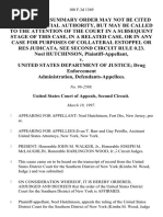 Noel Hutchinson v. United States Department of Justice Drug Enforcement Administration, 108 F.3d 1369, 2d Cir. (1997)