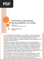 National Disaster Management Act, 2005: Chapter-10 Offences and Penalities