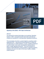 Signaling at The EDGE - IPS7 Open Architecture: Abstract