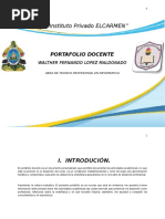 Portafolio Docente Walther Lopez