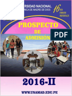 Prospecto 2016 II Unamad