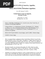 United States v. Henry Halitzer, 455 F.2d 219, 2d Cir. (1972)