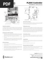 ProLine - PL800 Installation Instructions