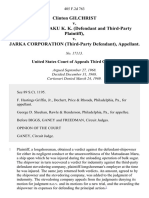 Clinton GILCHRIST v. MITSUI SEMPAKU K. K. (Defendant and Third-Party Plaintiff), v. JARKA CORPORATION (Third-Party Defendant), Appellant