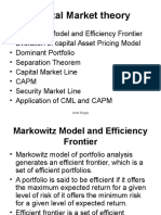 Capital Market Theory: Amit Singla