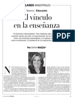 El Vinculo en La Enseñanza PDF