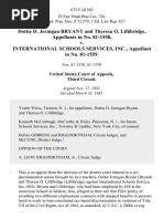 Dottie D. Jernigan BRYANT and Theresa O. Lillibridge, Appellants in No. 81-1558, v. International Schools Services, Inc., Appellant in No. 81-1559