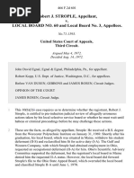 Robert J. Strople v. Local Board No. 60 and Local Board No. 3, 466 F.2d 601, 3rd Cir. (1972)