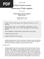 United States v. Ronald James Clark, 468 F.2d 708, 3rd Cir. (1972)