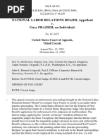 National Labor Relations Board v. Gary Frazier, An Individual, 966 F.2d 812, 3rd Cir. (1992)