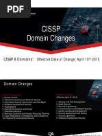 CISSP 8 Domain Refresh Summary Guide 15042015