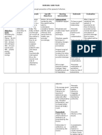 Nursing Care Plan General Objective: To Promote Safety Through Prevention of The Spread of Infection