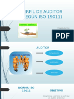 Perfil de Auditor (Según Iso 19011)