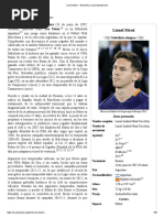 Lionel Messi - Wikipedia, La Enciclopedia Libre