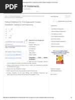 Method Statement For Fire Suppression System Installation Testing & Commissioning PDF