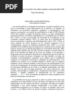 Lo Gótico, Lo Funeral y Lo Macabro en La Cultura Española y Europea Del Siglo XVIII Nigel Glendinning