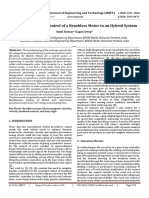 A Review On Rapid Control of A Brushless Motor in An Hybrid System