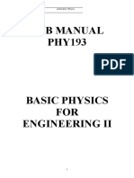 Lab Manual Phy193