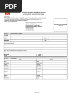 Gadang Holdings Berhad (278114-K) Scholarship Application Form