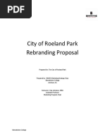 City of Roeland Park Rebranding Proposal