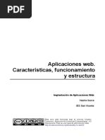 Aplicaciones Web. Características, Funcionamiento y Estructura