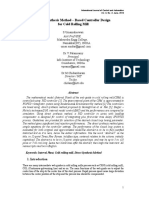 Direct Synthesis Method - Based Controller Design For Cold Rolling Mill