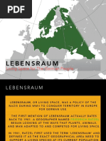 Lebensraum: Living Space For The German People