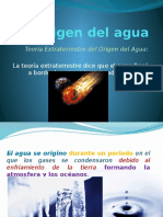 Origen Del Agua