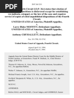 United States v. Larry Blake Moffitt, United States of America v. Anthony Cliff Hallett, 28 F.3d 1211, 4th Cir. (1994)