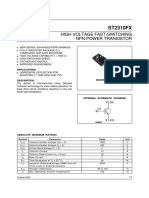 ST2310FX: High Voltage Fast-Switching NPN Power Transistor