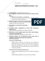 Plan de Tratamiento de Prótesis Fija