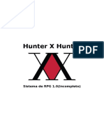 RPG SistemaRPG Sistema Hunter X Hunter - Docx Hunter X Hunter