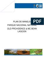 Plan de Manejo Parque Nacional Natural Old Providence McBean Lagoon 