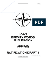 Brevity Words NATO