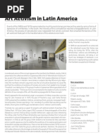 Art Activism in Latin America 