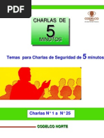 Charlas #1 A #25