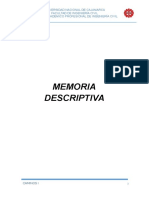 Memoria Descriptiva - Especificaciones Tecnicas - Vivienda Unifamiliar