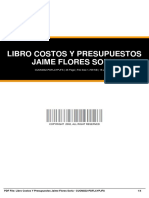 Libro Costos y Presupuestos Jaime Flores Soria