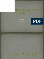 Electronic Structure and Periodicity